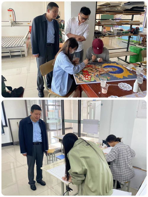 學校領導檢查指導美術學院教學工作